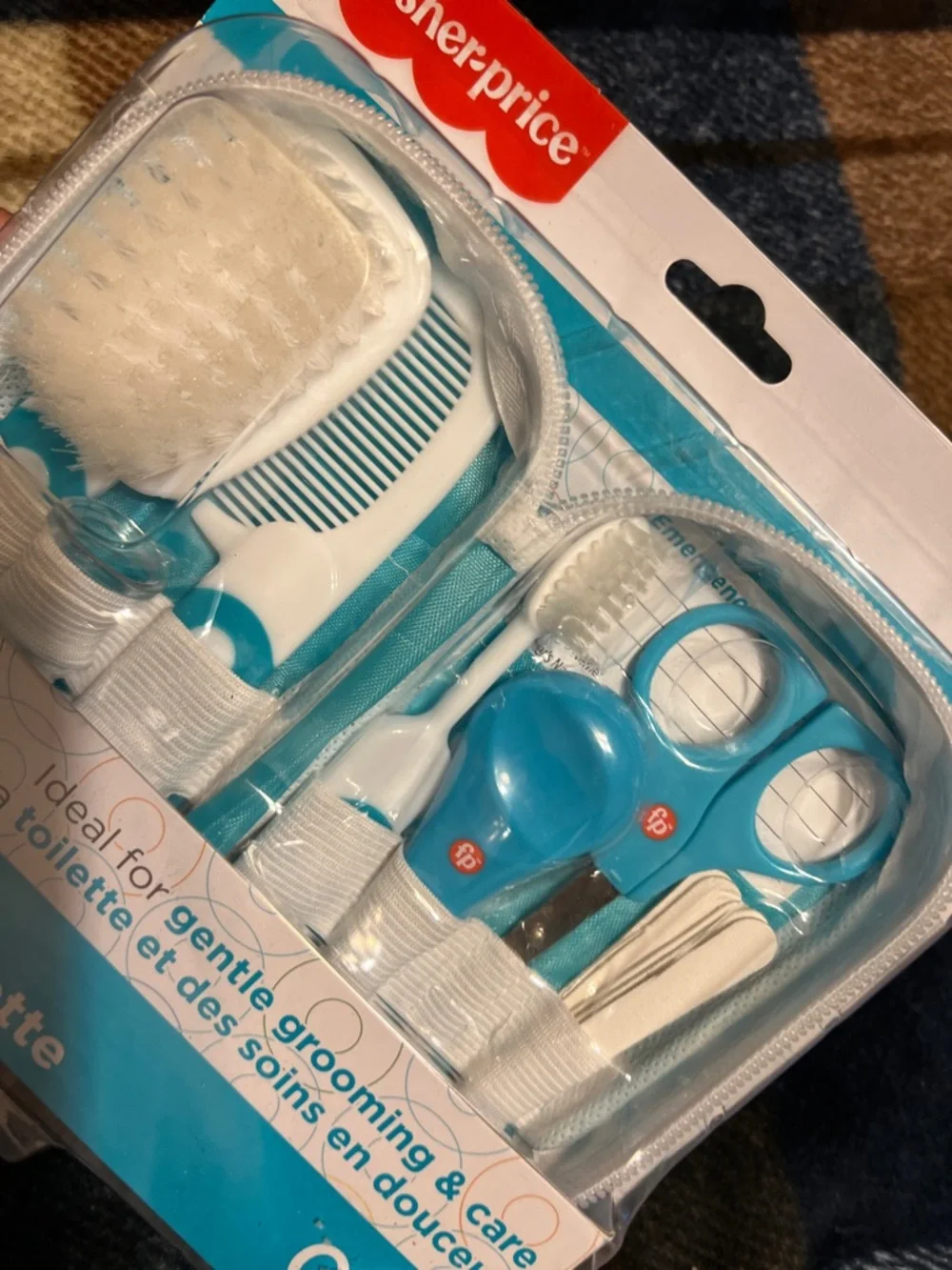 Fisher-Price Baby Grooming Set in Turquoise & White
